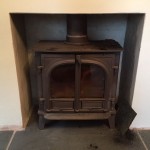 Removal of existing stove