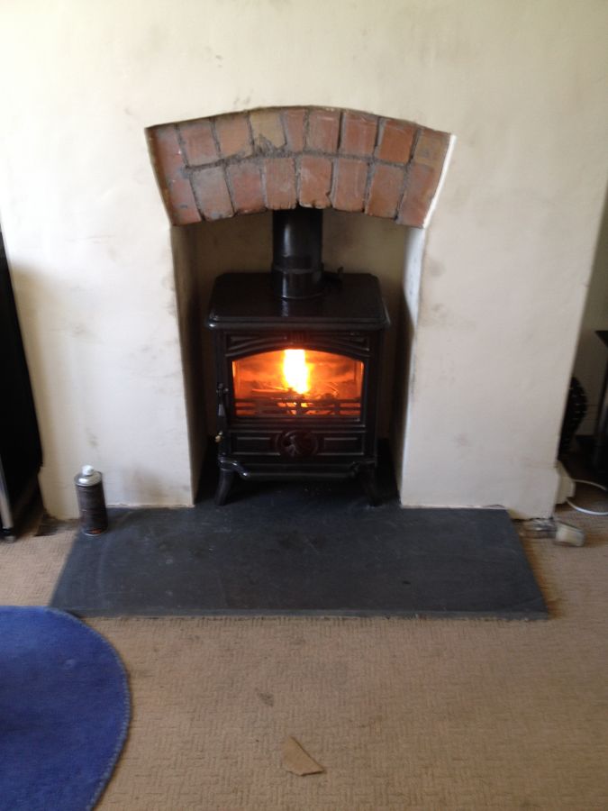 Installation of Franco Belge Woodburner in Minehead - Cosy Stoves